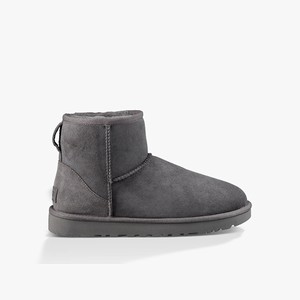 Ugg Classic Mini II Women Classic Boots Grey (2107NUJXL)